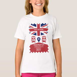 Camiseta Destino Londres Reino Unido Vacaciones