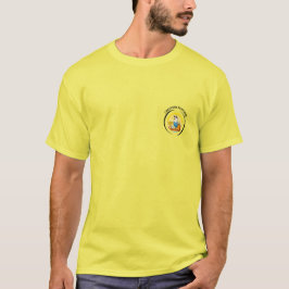 Camiseta destino soleado divertido gaviota playa viajero
