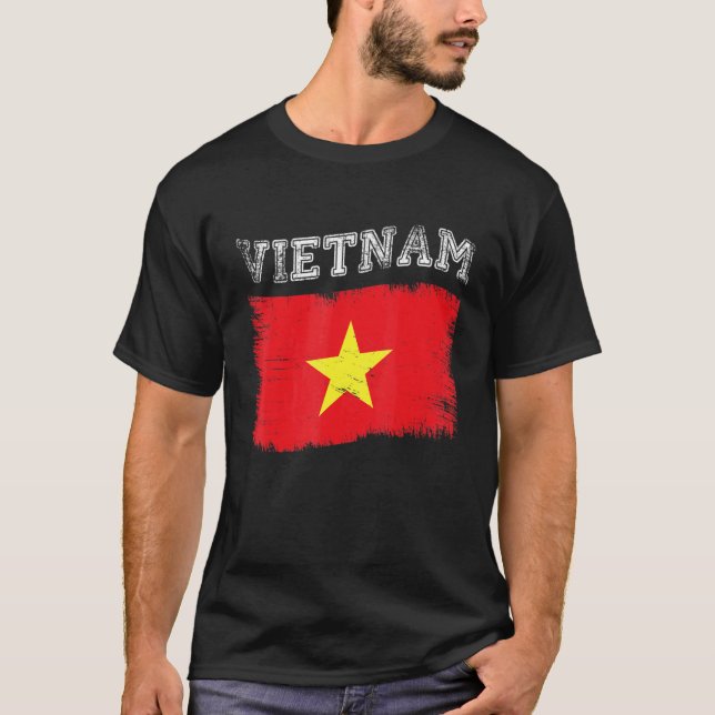 Camiseta Destino vietnamita de vacaciones turísticas con ba (Anverso)