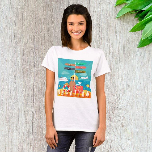 Camiseta Destinos de vacaciones (Subido por el creador)