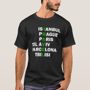 Camiseta destinos de viaje