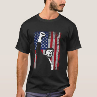 Camiseta Destitución a Donald Trump 2024 en mitin electoral