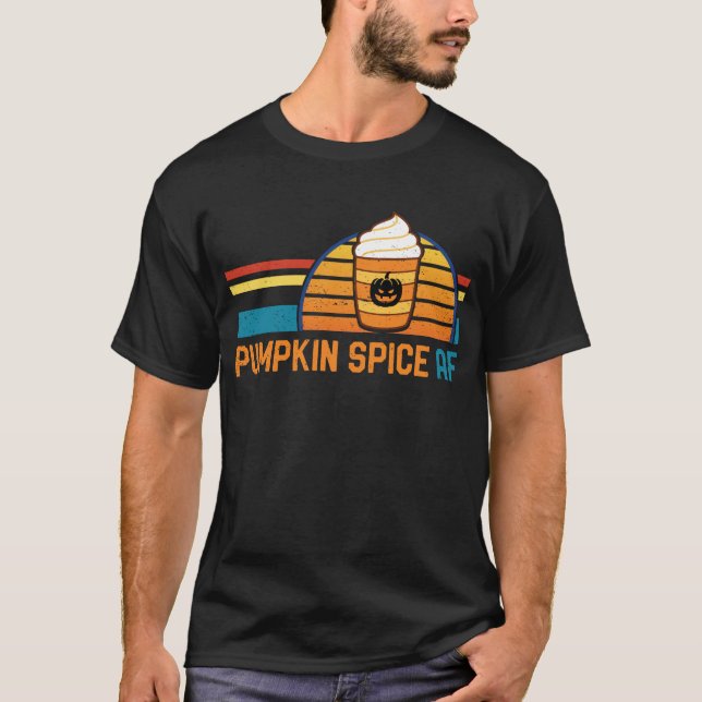 Camiseta Destituciones divertidas de calabaza de Halloween (Anverso)