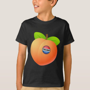 Camiseta Destituye a Trump - Melocotón con botón de Trump A