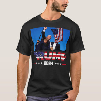 Camiseta Destituyen A Donald 2024 Sobrevivido En Manifestac
