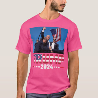 Camiseta Destituyen A Donald Trump 2024 sobreviviente en ma