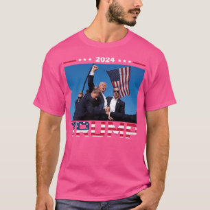 Camiseta Destituyen A Donald Trump 2024 sobreviviente en ma