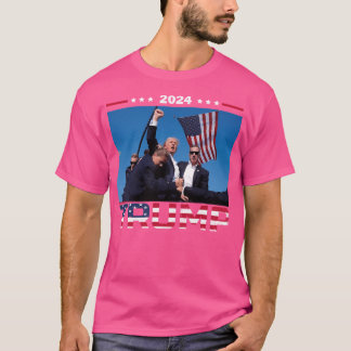 Camiseta Destituyen A Donald Trump 2024 sobreviviente en ma