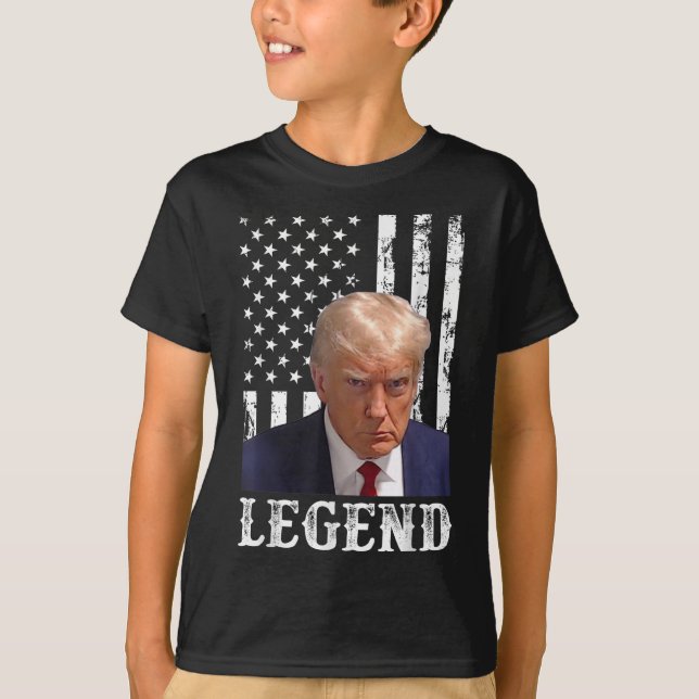 Camiseta Destituyen a Donald Trump presidente legendario de (Anverso)