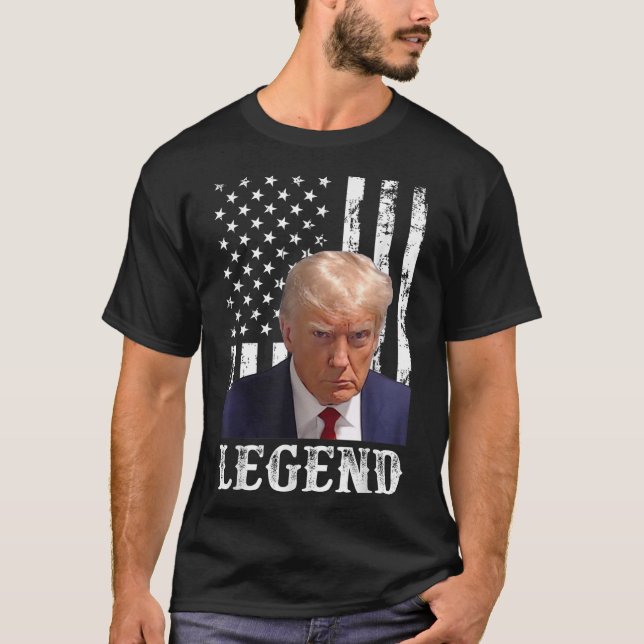 Camiseta Destituyen a Donald Trump presidente legendario de (Anverso)