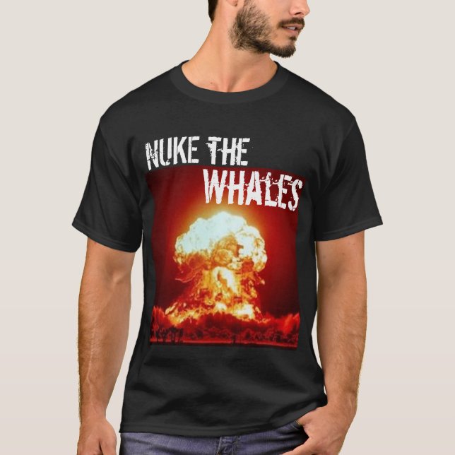Camiseta destroce las ballenas - modificadas para (Anverso)
