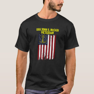 Camiseta Destroyer USS John S. Mccain DDG-56 Veteran's Day