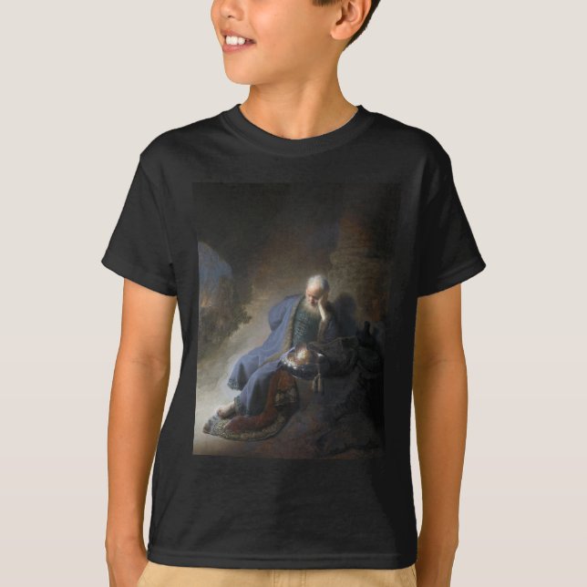 Camiseta Destrucción de Jerusalén Biblia Rembrandt (Anverso)