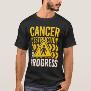 Camiseta Destrucción del cáncer en curso lucha contra la ca
