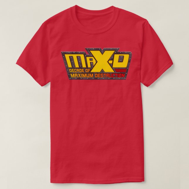 CAMISETA DESTRUCCIÓN MÁXIMA (Diseño del anverso)