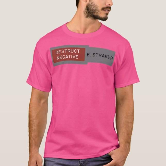 Camiseta Destrucción negativa (Anverso)