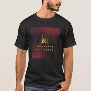 Camiseta destructor de desafío espartano motivacional