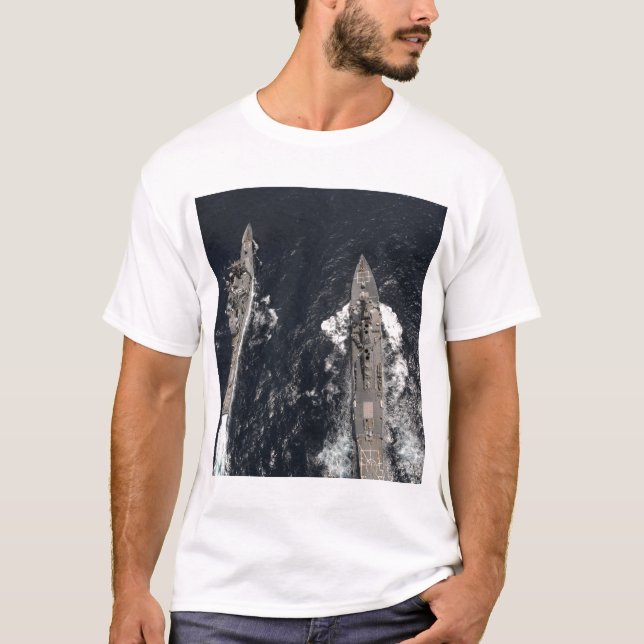 Camiseta Destructor de misiles guiados USS Gridley (Anverso)