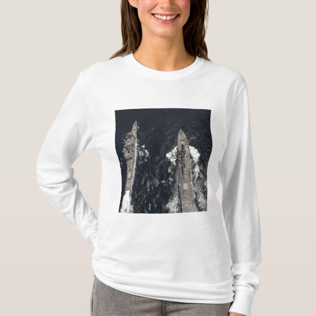 Camiseta Destructor de misiles guiados USS Gridley (Anverso)