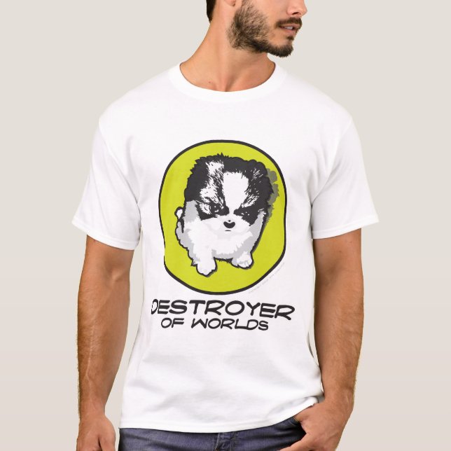 Camiseta Destructor de mundos (Anverso)