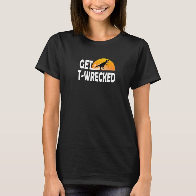 Camiseta Destruido   Tyrannosaurus Rex (Anverso)