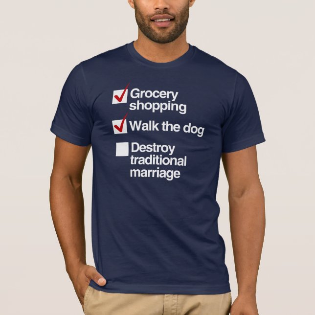 Camiseta DESTRUIR EL MATRIMONIO TRADICIONAL -.png (Anverso)