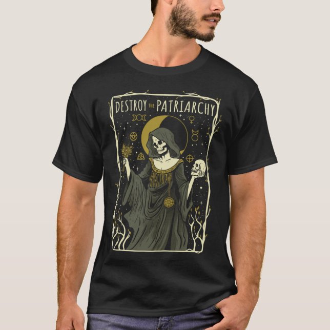 Camiseta Destruir la tarjeta de muerte del patriarcado femi (Anverso)