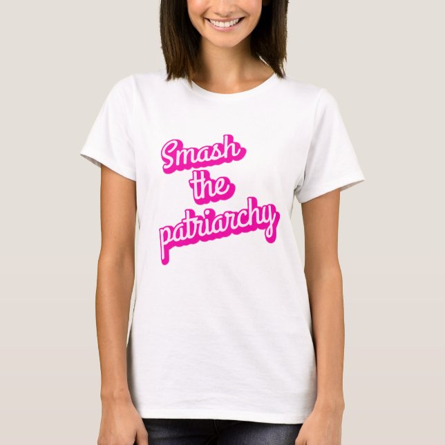 CAMISETA DESTRUYE EL PATRIARCADO  (Anverso)