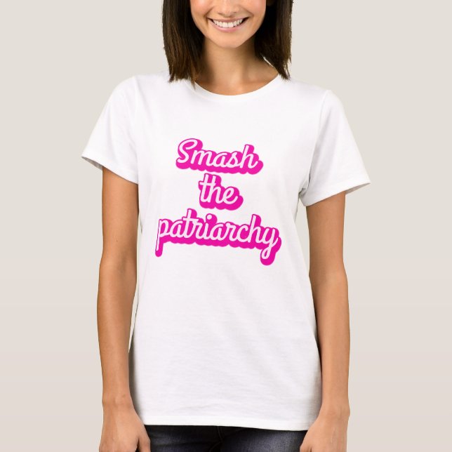 CAMISETA DESTRUYE EL PATRIARCADO  (Anverso)