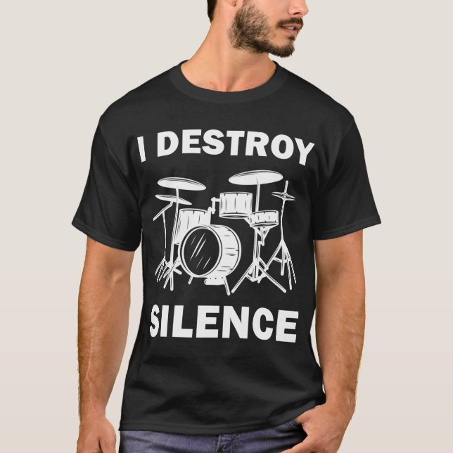 Camiseta Destruyo el silencio (Anverso)