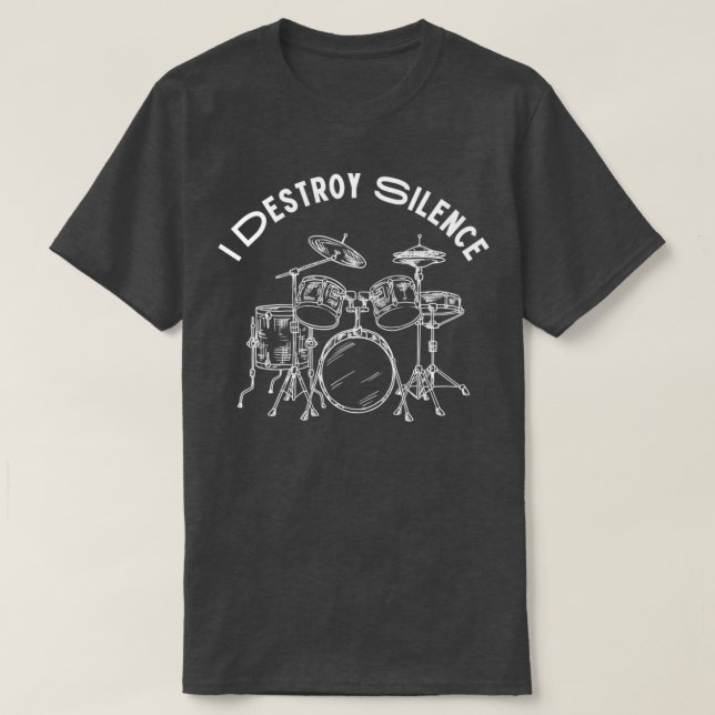 Camiseta Destruyo el silencio (9) (Diseño del anverso)
