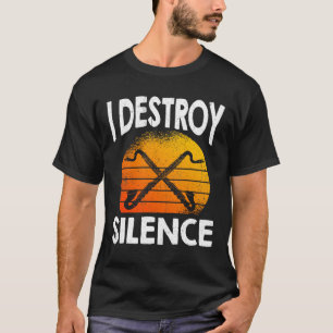 Camiseta Destruyo el silencio Bass Clarinetist