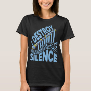 Camiseta Destruyo el silencio - coro, banda de marcha y cla