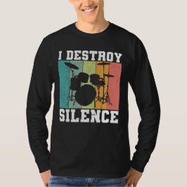 Camiseta Destruyo El Silencio Dolor Retro De Bambor Vintage