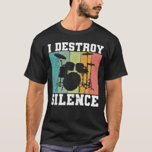 Camiseta Destruyo El Silencio Dolor Retro De Bambor Vintage