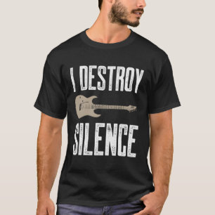 Camiseta Destruyo el silencio Guitarista Guitarista de Guit