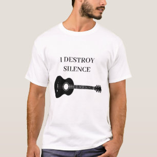 Camiseta Destruyo el silencio Guitarista Guitarra Hombres G