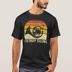Camiseta Destruyo el silencio Retro Famoso jugador francés 