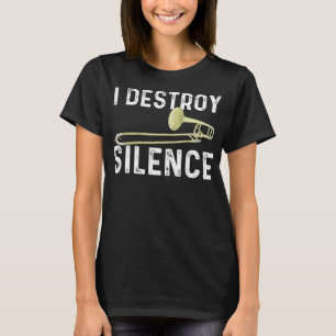 Camiseta Destruyo el silencio - Trombonista Jugador Mar