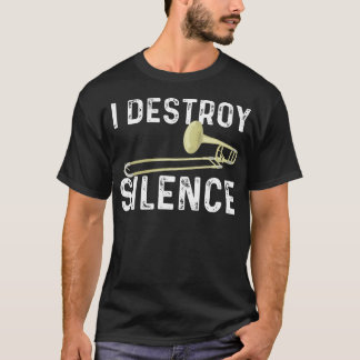Camiseta Destruyo el silencio - Trombonista Jugador Mar