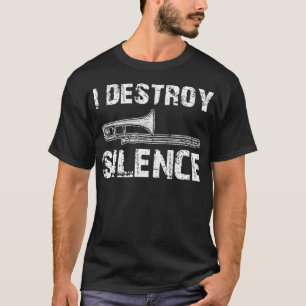 Camiseta Destruyo la divertida banda de trombones de silenc