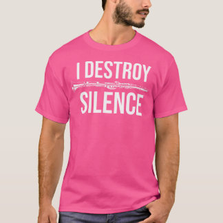 Camiseta Destruyo la Orquesta de Instrumentos Clarinet de S