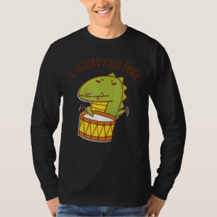 Camiseta Destruyo los tambores de juego del coligador Rocks
