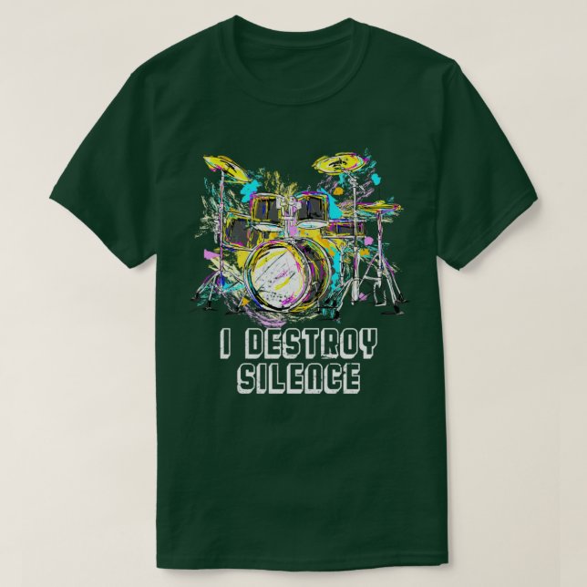 Camiseta Destruyo los tambores de silencio (Diseño del anverso)