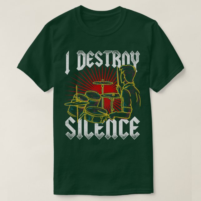Camiseta Destruyo los tambores de silencio 1 (Diseño del anverso)