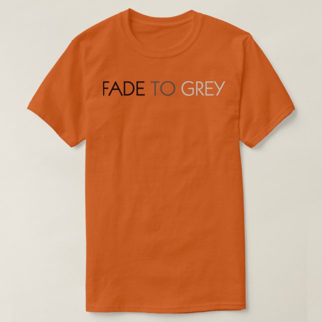 Camiseta Desvanecer a Gris (Diseño del anverso)