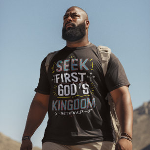 Camiseta Desvelando la gracia: primero busquen el reino de 