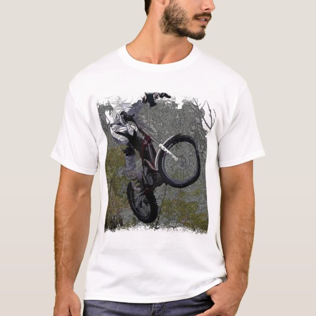 Camiseta Desvío - Carreras Motocross (Anverso)