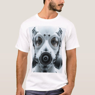 Camiseta Detailed gas mask ensuring safe breathing. Generat