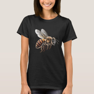 Camiseta detallada de Ilustracion de miel - Natura